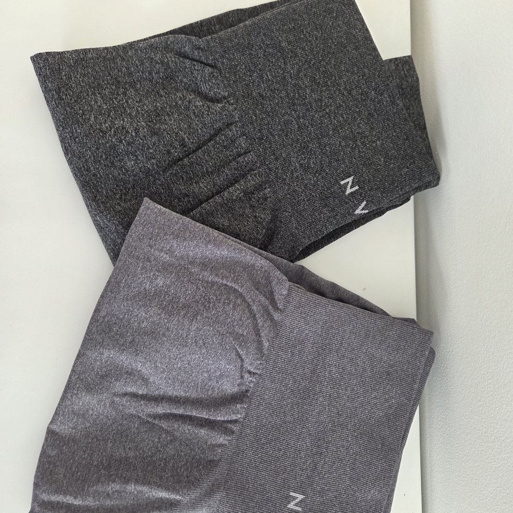 NVGTN Charcoal and Light Gray Legging Bundle